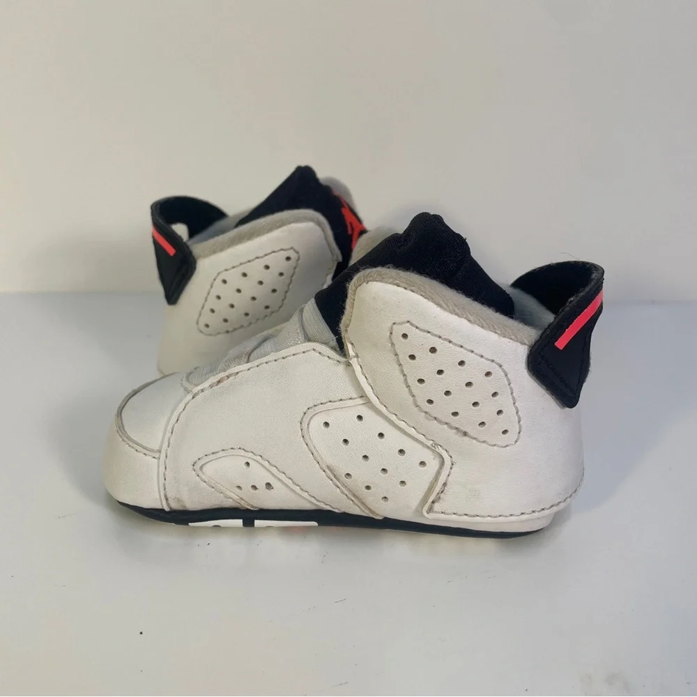 Air Jordan Retro VI 6 White Infrared 2014 525442-123 Toddler 3C No Box